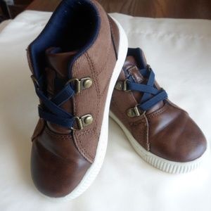 Brown Toddler shoes from Carters.